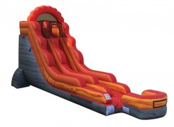 1820Fire20Red20Marble20Inflatable20Water20Slide 526255904 18' Fire Slide Wet/Dry Slide