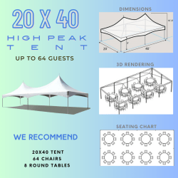 20x40 High Peak Tent