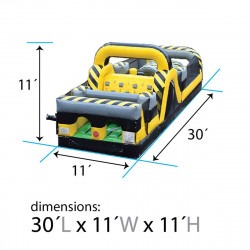 30 foot inflatable obstacle course venom dimensions 1629234723 1 70' Venom Obstacle Course