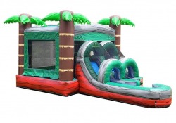 Kids20Tropical20Red20Marble20Water20Slide20Bounce20House20 3 Tropical Red Marble Combo
