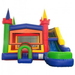 inflatable bounce house water slide modular rainbow1 206166097 3-1 Royal Combo